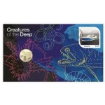 2023 PNC Creatures Of The Deep Envelope & Stamp Set $1 Coin 7500 Limited